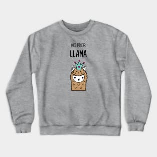 Llama Bright Lime Crewneck Sweatshirt